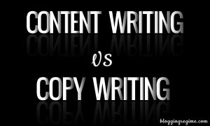 content writing vs copywriting